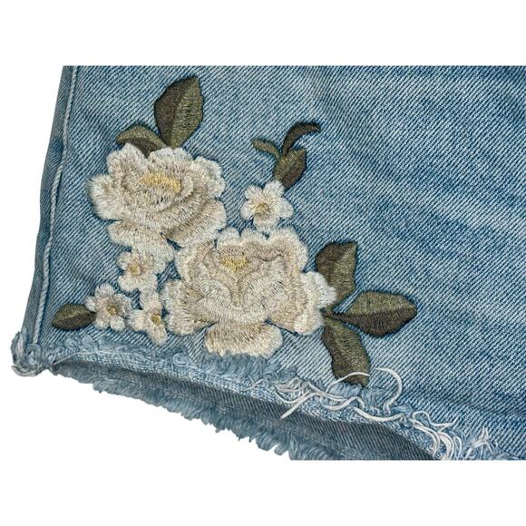 Abercrombie & Fitch Harper Low Rise Short Blue Denim Jean Shorts Womens Sz 26 2 - Picture 4 of 6